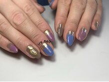 イロ ネイルサロン(iro)/ミラーフレンチ