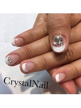 クリスタルネイル ボンベルタ橘店(CRYSTAL NAIL)/フレンチネイル