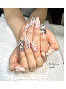 ジュウェル 宜野湾店(Nail Salon Jewel)/ゆるピンクネイル