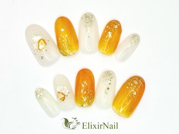 エリクサーネイル 神田(Elixir Nail)/シンプル/クーポン使用