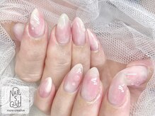 ネイルズガッシュ 蒲田東口店(NAILsGUSH)/桃ニュアンス/フィルイン