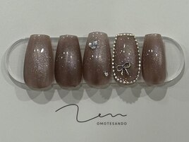 かこみリボンネイル