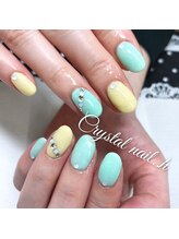 クリスタルネイル ゆめタウン博多店(CRYSTAL NAIL)/パステルカラーネイル