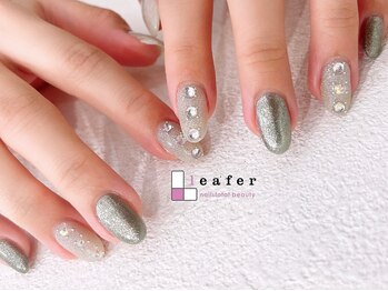 リーファネイルズ 岡山学南町店(Lea'ferNails)/シンプルデザイン