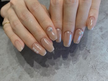 ワンカラーネイル/ちゅるん