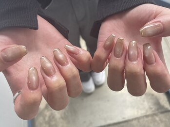 アンジー 辻堂店(Angie)の写真/オフィスでも好感度抜群◎シンプルだからこそ艶感&美しいフォルムでワンランク上の"魅せる"指先に。