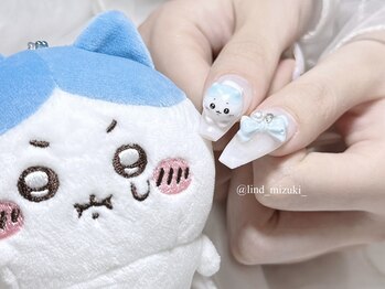 リンドネイル バイ モカ アンド ララ(Lind nail by moca and LaLa)/【mizuki】3Dネイル