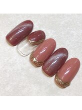 ライト ネイルズ ニシノミヤ(light nails NISHINOMIYA)/ニュアンスピンク×マグネット☆