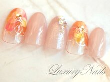 ラグジュアリーネイルズ カワグチ(Luxury Nails Kawaguchi)/カラフル*フラワーアート