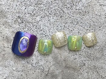 ネイルドッグ(NAIL DOG)/ニュアンスフットネイル♪