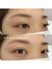 【眉×まつ毛】パリジェンヌorメーテル＋アイブロウ　¥8250