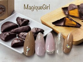 【バレンタインネイル】