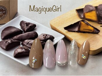 【バレンタインネイル】