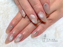 ネイルアンドまつげエクステ専門サロン スリー(THREE)/お花ネイル