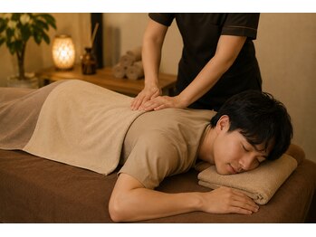 ドライヘッドスパ・整体 Salon PUlette 大崎店/全身もみほぐしは男性でも