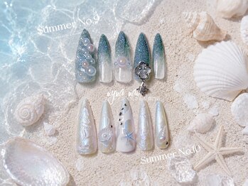 ニナネイル 中野駅前店(nyna nail)/マーメイドバブルネイル