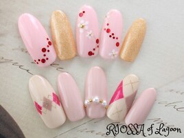 グレンチェック×Flower