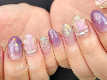 アンガット(angot.)/シェルアートネイル