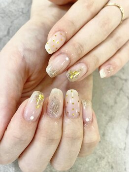 ネイルサロンファストネイルプラス 横浜店(FAST NAIL PLUS)/2023冬　【ホイルネイル】