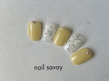 ネイル サヴォイ 本厚木店/レースフラワー9900円