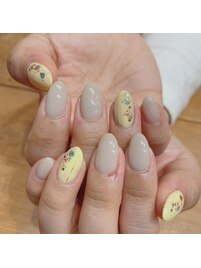 春色/大人パステルイエロー