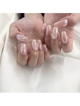 うる艶ミラーネイル