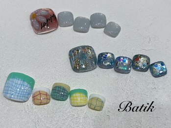 バティックネイル 川崎店 ネイル アイラッシュ(Batik Nail)/フットネイルサンプル