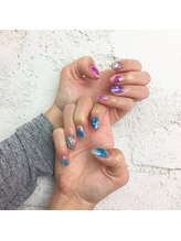 プライズアイリス アイラッシュ 池袋東口店(prize Iris eyelash)/持ち込みお客様ネイル