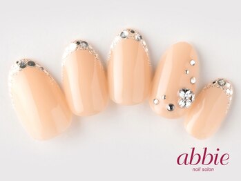 ネイルサロンアビー 北千住店(abbie)/ガラスフレンチ　￥14905