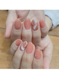 ニュアンス/上品くすみピンク