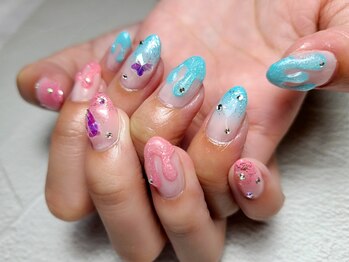 ぷくぷくネイル