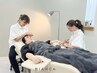【同時施術】時短したい方★パーマ(上下)＆ハンドor フットネイル¥13300