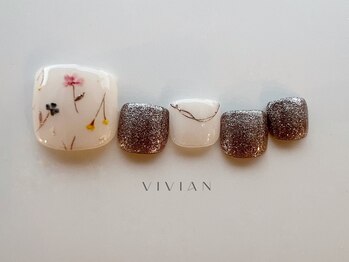 ヴィヴィアン ネイル(Vivian nail)/フラワーネイル