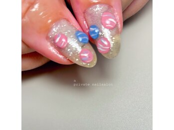 エープライベートネイルサロン(a private nailsalon)/ヨーヨーネイル