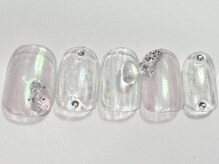ネイルメゾン 渋谷店(NAIL MAISON)/オーロララメぷっくり¥4500