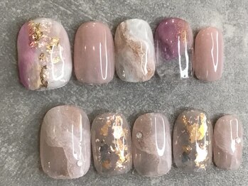 カラネイル 南森町店(calla nail)/ニュアンス ピンク