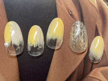 シエルネイルスタジオ 新宮店(Ciel nail studio)/【ニュアンスイエロー】