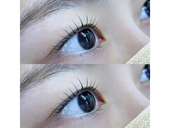 ネイルアンドアイラッシュ シエル(CIEL)/パリジェンヌ/まつげパーマ/束感