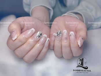 バンブーブリス 池袋(BambooBliss)の写真/季節やトレンドを活かしたお洒落デザイン☆丁寧なカウンセリングと施術でシンプルかつ上品な美爪に♪