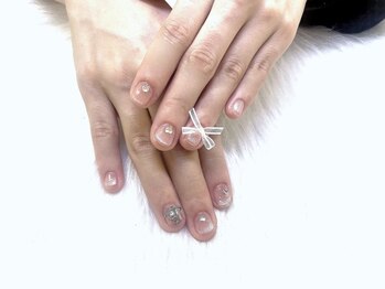 クイーンネイル 新宿(Queen nail)/マグネットフレンチ