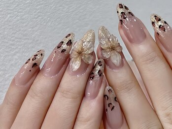 メルシー(Merci)/ヒョウ柄 マグネット