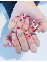 ネイルサロン エフ(ef)/ボルドーフレンチ