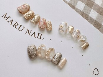 マルネイル 池袋(MARU NAIL)の写真/韓国ネイル/ニュアンス/ワンホンネイル等SNSで話題のトレンドア-トを取り入れた定額デザインが200種類以上!