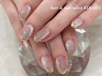 ヘアーアンドネイルサロン キララ(KIRARA)の写真/【ハンドワンカラー初回¥3980】シンプルだけど個性が光る、魅力的な指先をご提供♪