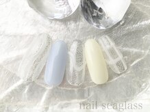ネイル シーグラス(nail seaglass)/ぷっくり♪シースルーアート