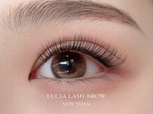 ルシアラッシュブロウ 心斎橋(LUCIALASHBROW)/フラットラッシュ140本/心斎橋