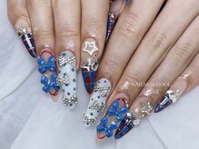 ラックス 神戸元町(LAX)/パーツゴテゴテネイル