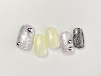 イエロー×シルバーニュアンス