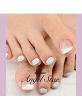 エンジェルスター(Angel Star)/大人上品ライトブルーネイル