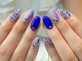 ツイードネイル　　（Saya担当）